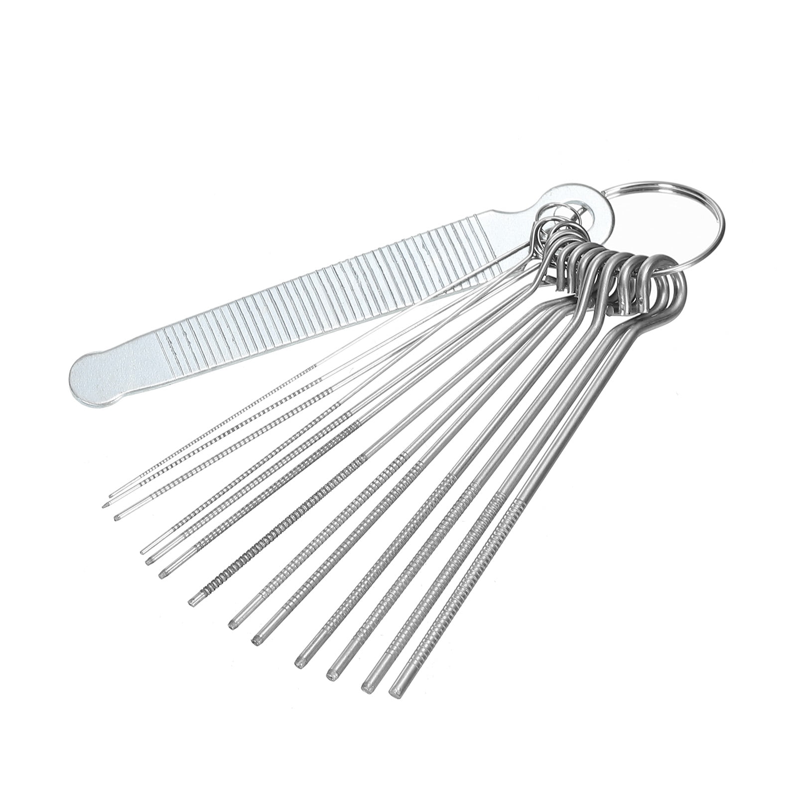 Uxcell Guitar Nut Slotting File Set Bridge Saddle Nut Files 13 Needles Set Tool Kit Stainless