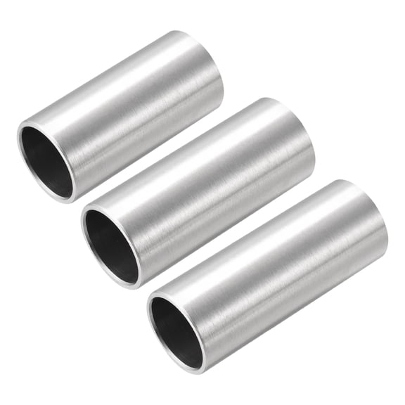 Uxcell Guitar Slide 51/60/70 Stainless Steel Slide Acoustic Guitar Finger Slide Silver Tone 3 Pack