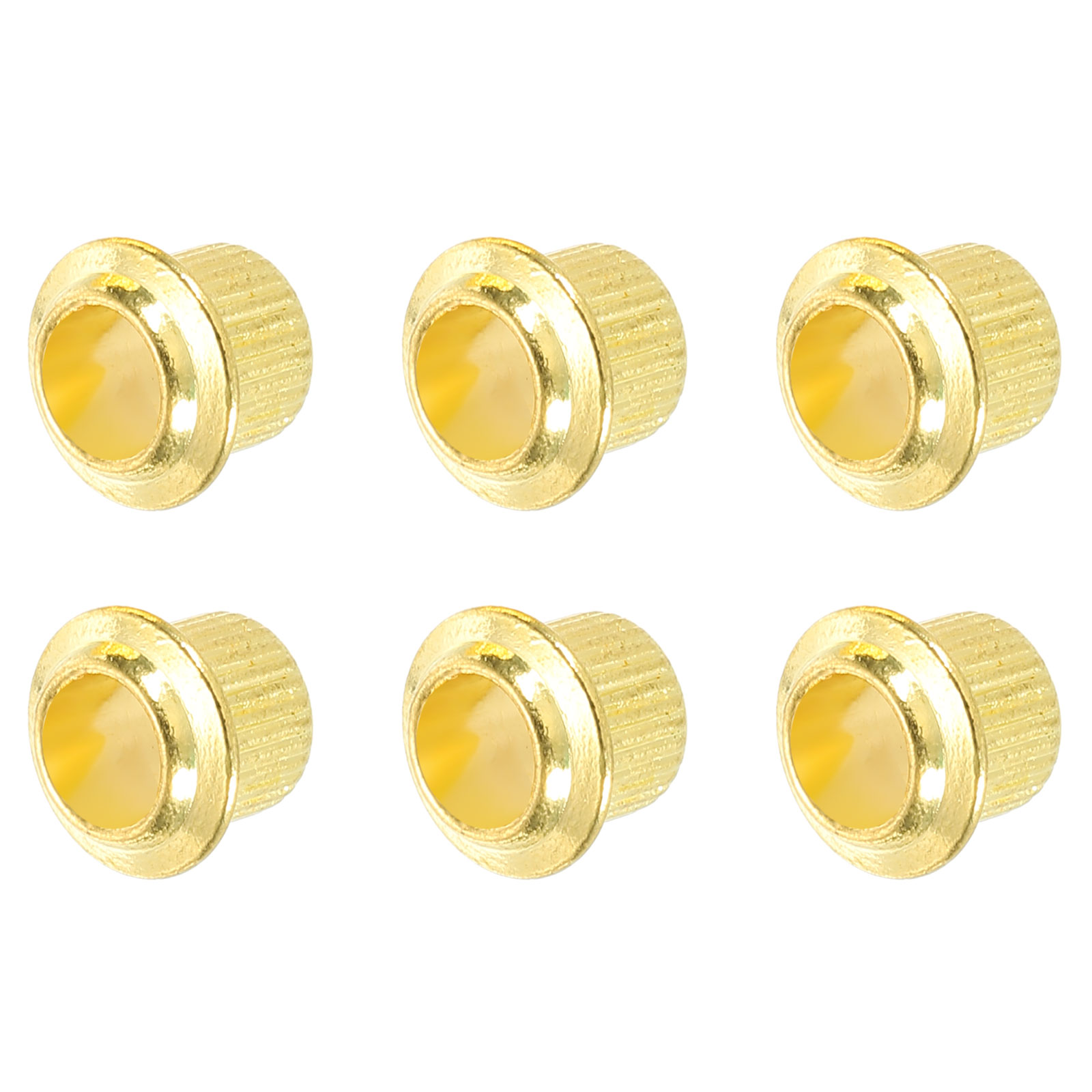 Adaptateur De Mécanique Guitare Musiclily - Laiton, 1/4" à 10mm, Pour Conversion Vintage Vers Moderne - Lot De 6