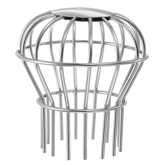 Uxcell Gutter Guard, 3 Inch 304 Stainless Steel Down Pipe Gutters Strainer