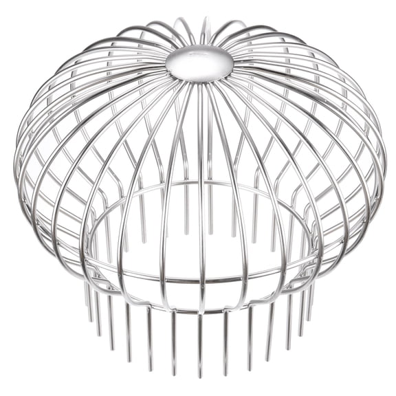 Uxcell Gutter Guard, 304 Stainless Steel Round Roof Anti-Blocking Line Cap Floor Cover Drainage Outdoor(260 mm/10.2")