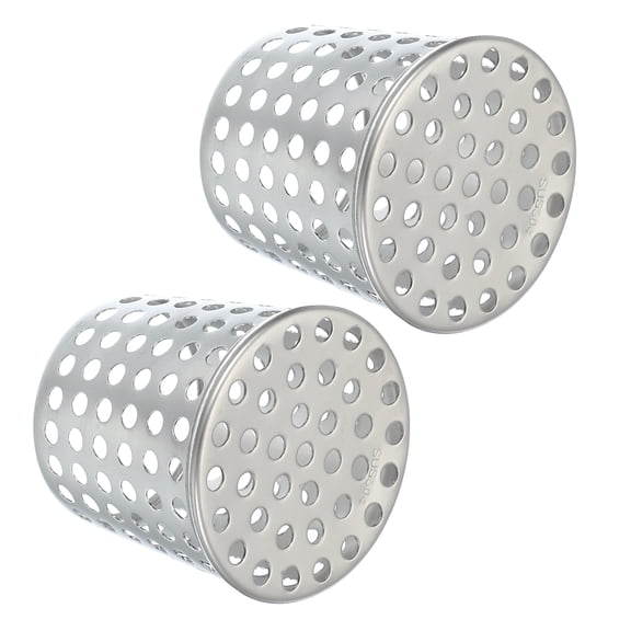 Uxcell Gutter Guard Filter Termination Cap Mesh Screen Roof Vent Cover Conical Exhaust Pipe Cover 2.5"-2"