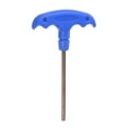 thumbnail image 1 of Uxcell H4 T-Handle Hex Wrench 4mm S2 Steel T-Key Inner Hexagon Spanner Repair Tool, 1 of 5