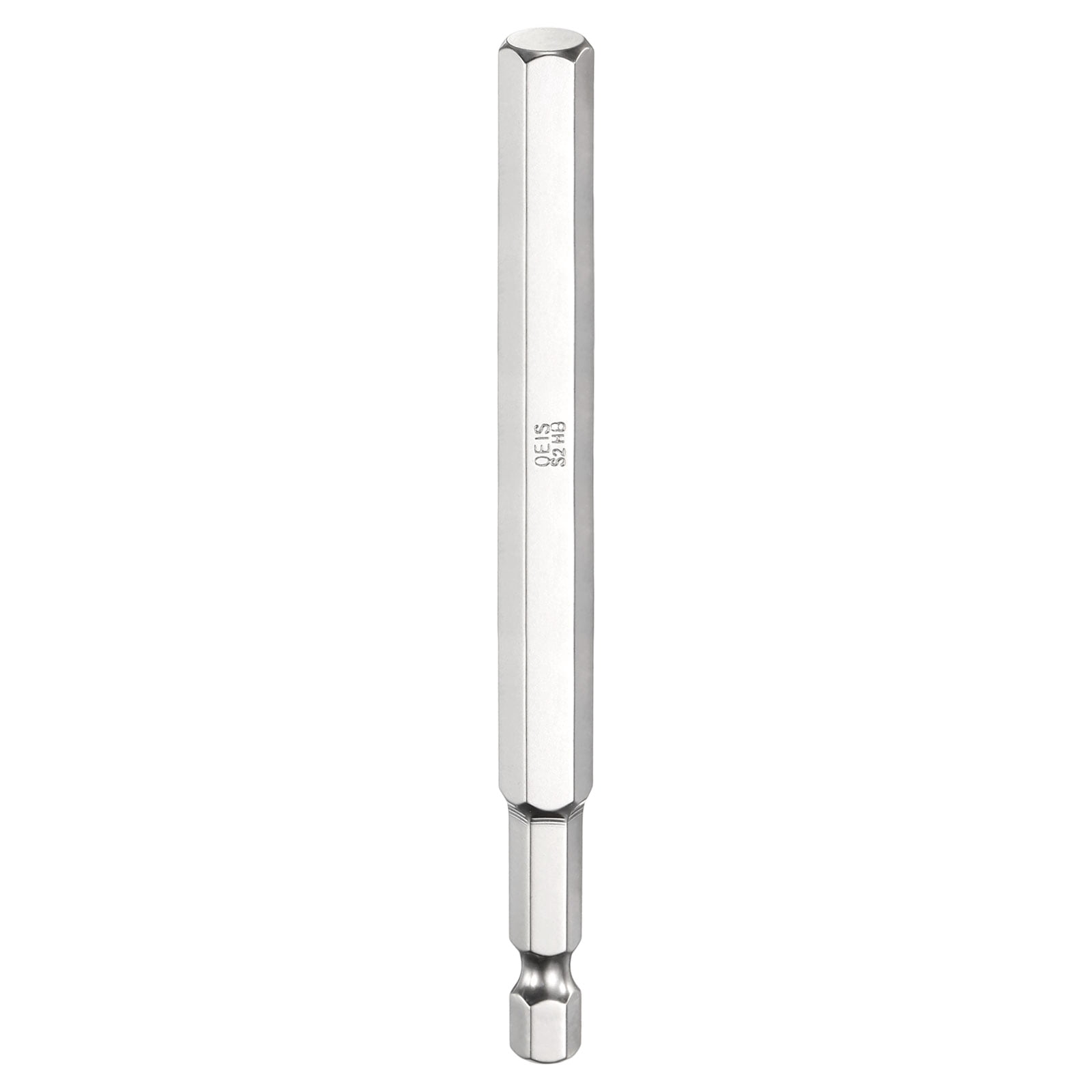 Uxcell H8.0 Hex Head Screwdriver Bit 8.0mm Metric Flat Tip 1/4