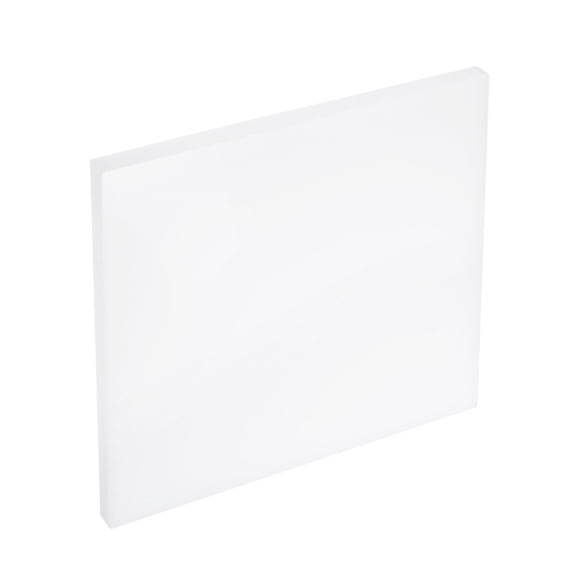 Uxcell HDPE Plastic Sheet 1/2" Thick, 10" x 10" High Density Polyethylene Blocks, White