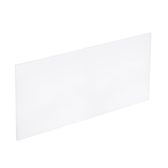 Uxcell HDPE Plastic Sheet 1/4" Thick, 8" x 24" High Density Polyethylene Blocks, White
