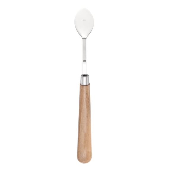 Uxcell HM#11 Palette Knife 22mm Width Stainless Steel Spatula Painting Pallet Knife with Wood Handle for Oil Painting Acrylic Canvas Mixing Spreading