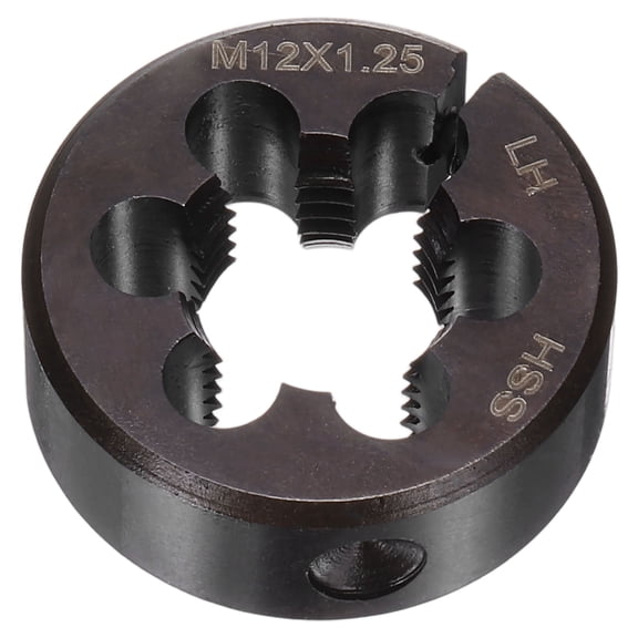 Uxcell HSS M21 x 1.25 Metric Machine Thread Round Die Right Hand High Speed Steel for Threading Cutting,Restore Damaged Threads