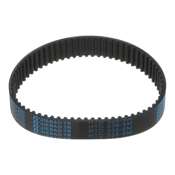 Uxcell HTD-5M Rubber Timing Belt 170mm Outside Circumference x 15mm Width, 34 Teeth Closed Loop Pulley Timing Belt, 335mm x 20mm