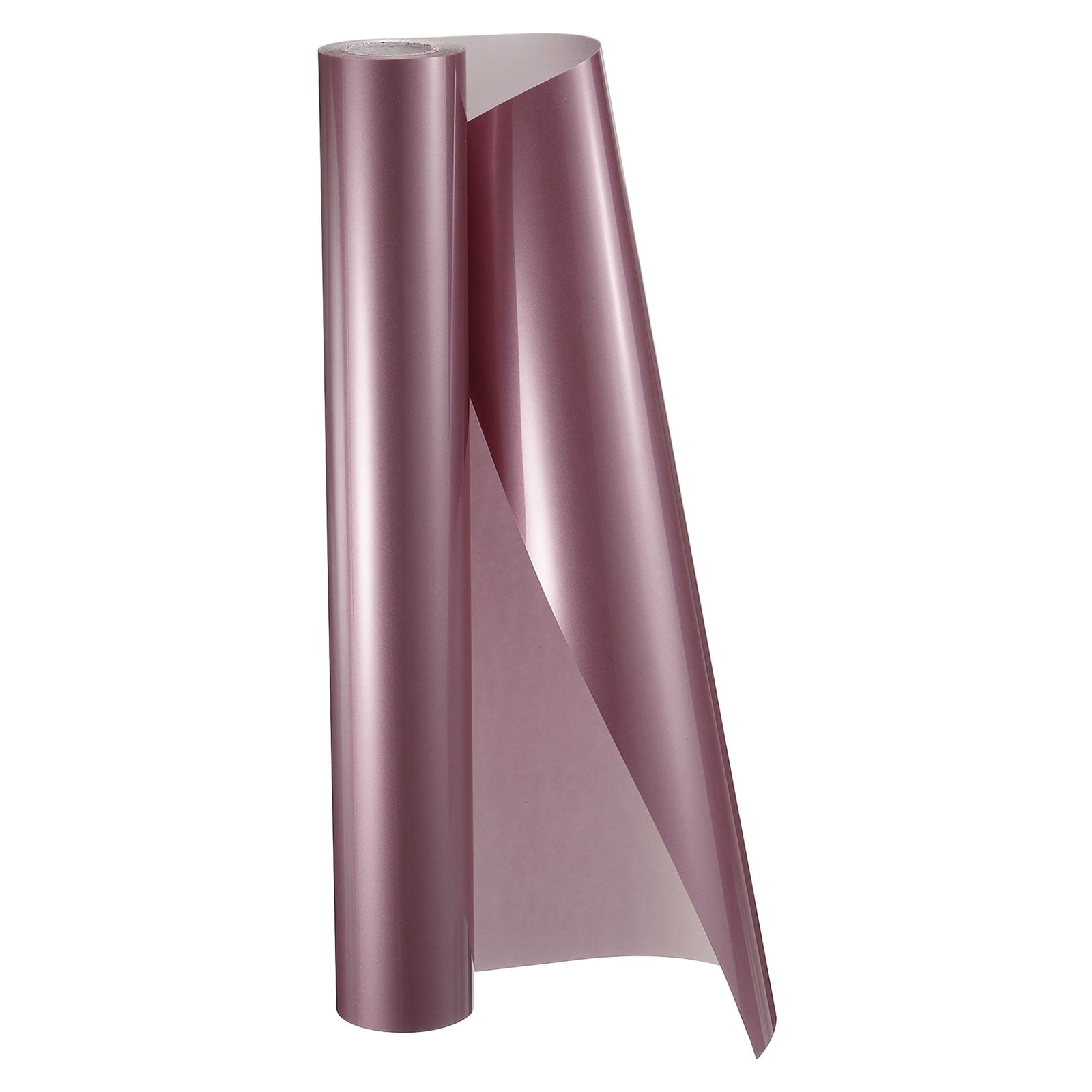 Uxcell HTV Heat Transfer Vinyl 11.8" x 15ft Roll PU Rose Gold Iron on Vinyl for All Cutter Machine, Easy to Cut & Weed