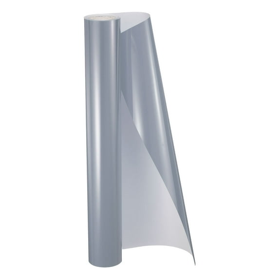 Uxcell HTV Heat Transfer Vinyl 11.8" x 5ft Roll Gray Iron on Vinyl for All Cutter Machine, Easy to Cut & Weed