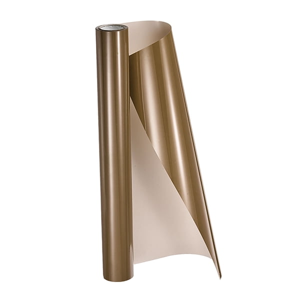 Uxcell HTV Heat Transfer Vinyl 12" x 8.5ft Roll PU Coffee Iron on Vinyl for All Cutter Machine, Easy to Cut & Weed