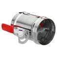 thumbnail image 1 of Uxcell HVAC Duct Manual Volume Damper 4" Airflow Ducting Branch Vent Damper Adjustment Handle Stainless Steel, 1 of 6