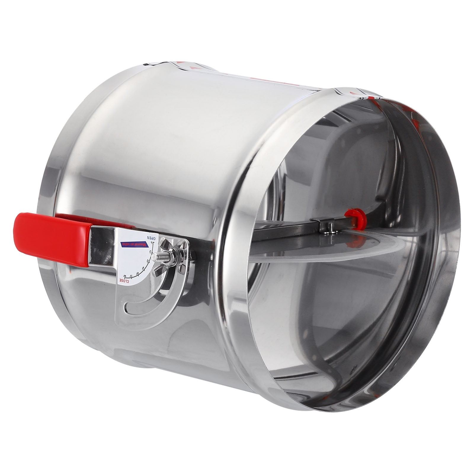 Uxcell HVAC Duct Manual Volume Damper 8 Inch Airflow Ducting Branch Vent Damper Adjustment