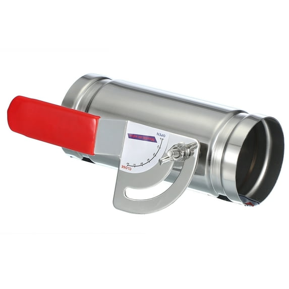 Uxcell HVAC Duct Manual Volume Damper, Airflow Ducting Branch Vent Damper Air Control Valve, Adjustment Handle 2.5 Inch