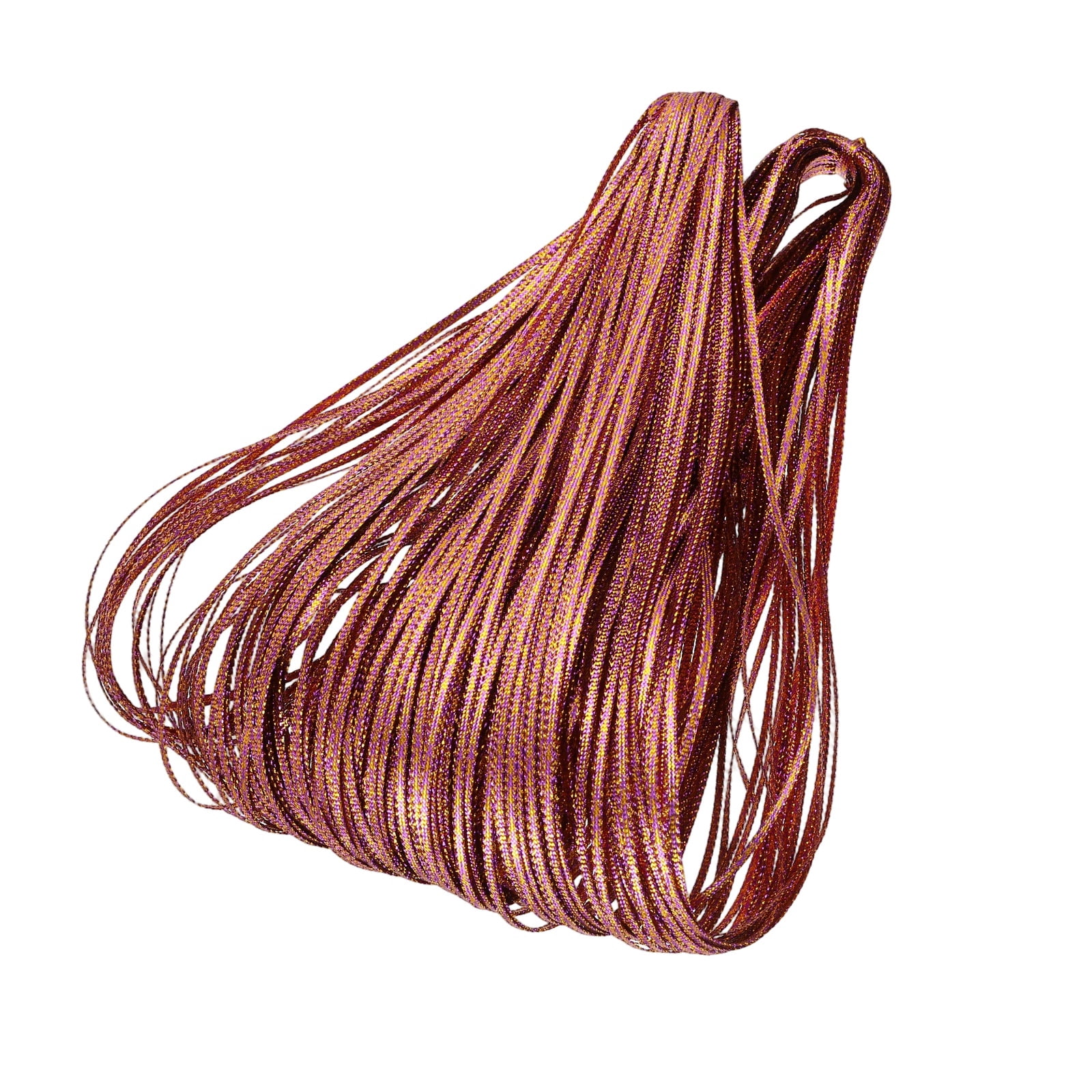 Uxcell Hair Strings for Braids (100m 1/8 Inch) - Metallic Hair Braiding ...