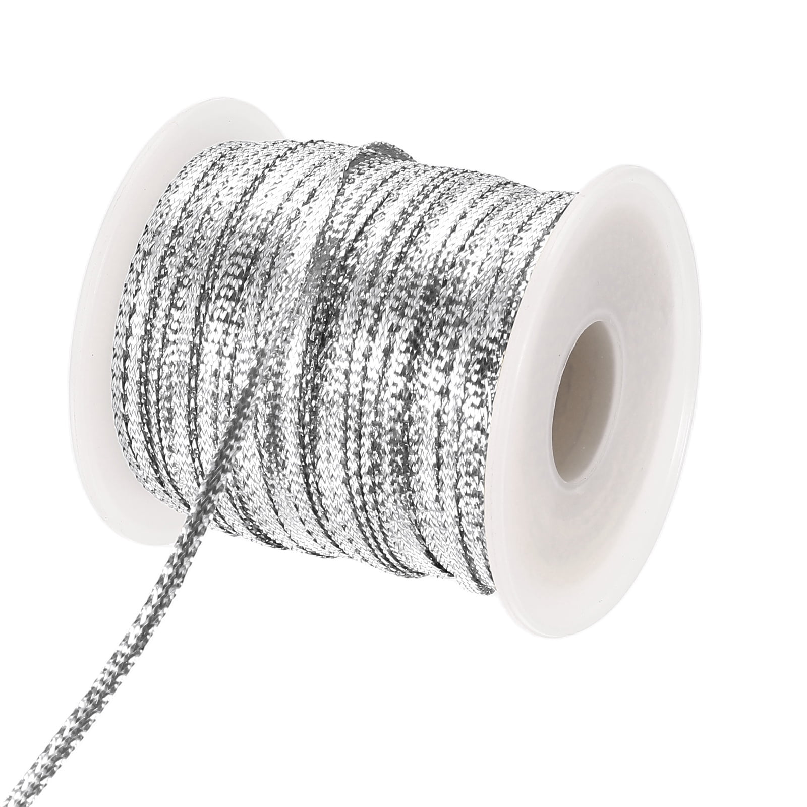 Uxcell Hair Strings for Braids (100m 1/8 Inch) - Metallic Hair Braiding ...