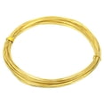 thumbnail image 1 of Uxcell Half Hard Brass Wire, 1Pcs 20Gauge/0.8mm Diameter 10m/32.8ft Craft Wire, 1 of 6