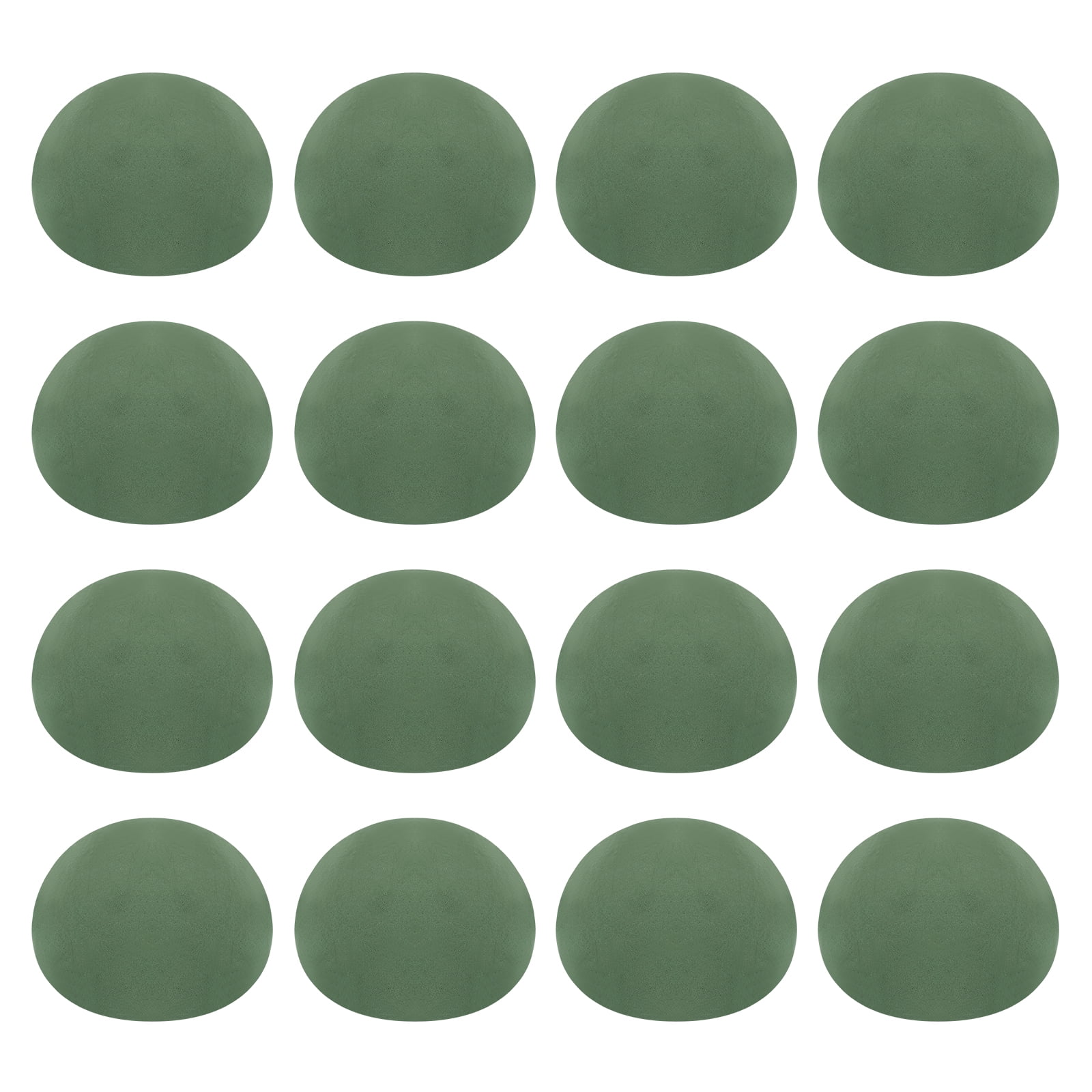 Uxcell Half Round Floral Foam 3.5" Dia Half Ball Floral Dry Foam Green ...