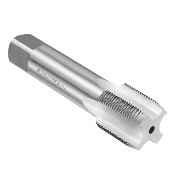 Uxcell Hand Bottom Tap 1"-1/2-12 UNF 2B Left Hand Thread Bottoming Tapping Thread