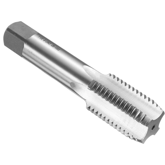 Uxcell Hand Bottom Tap 1-1/2-6 UNC 2B Bottoming Style Screw Tapping Threading Tool
