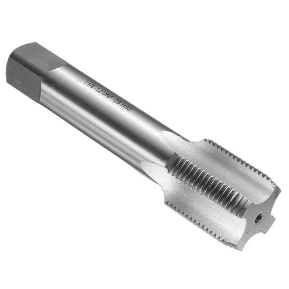 Uxcell Hand Bottom Tap 1-1/4-12 UNF 2B Bottoming Style Screw Tapping Threading Tool