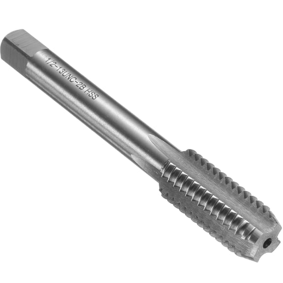 Uxcell Hand Bottom Tap 1/2-13 UNC 2B Bottoming Style Screw Tapping Threading Tool