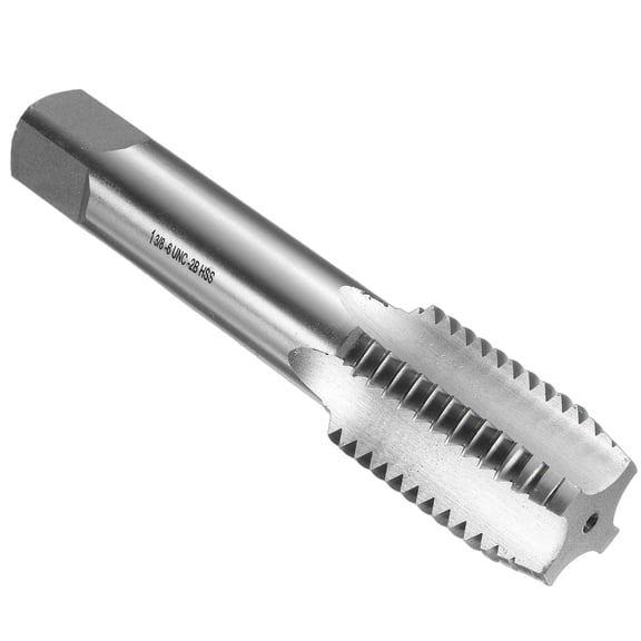 Uxcell Hand Bottom Tap 1-3/8-6 UNC 2B Bottoming Style Screw Tapping Threading Tool