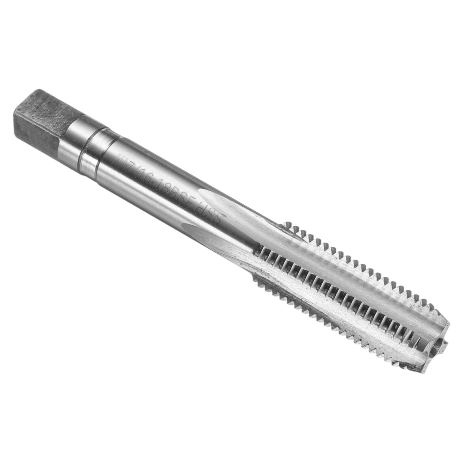 Uxcell Hand Bottom Tap 7/16-18 BSF 2B Bottoming Style Screw Tapping ...