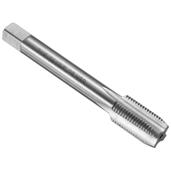 Uxcell Hand Bottom Tap 7/16-24 UNF 2B Bottoming Style Screw Tapping Threading Tool