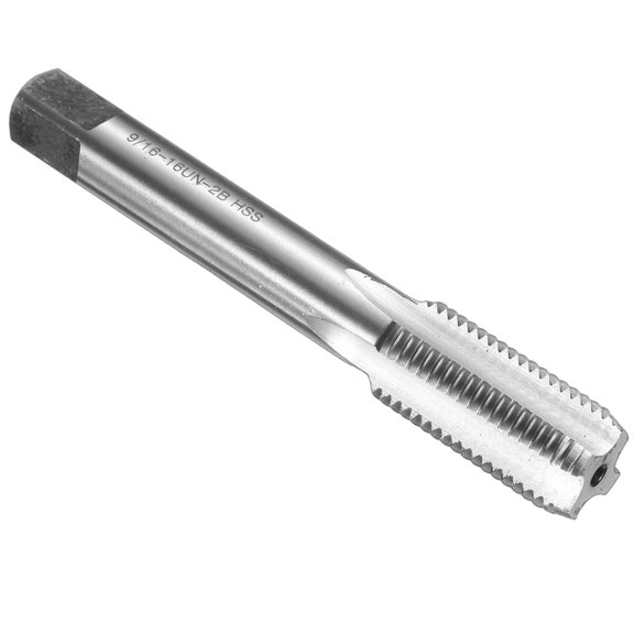 Uxcell Hand Bottom Tap 9/16-16 UNS 2B Bottoming Style Screw Tapping Threading Tool