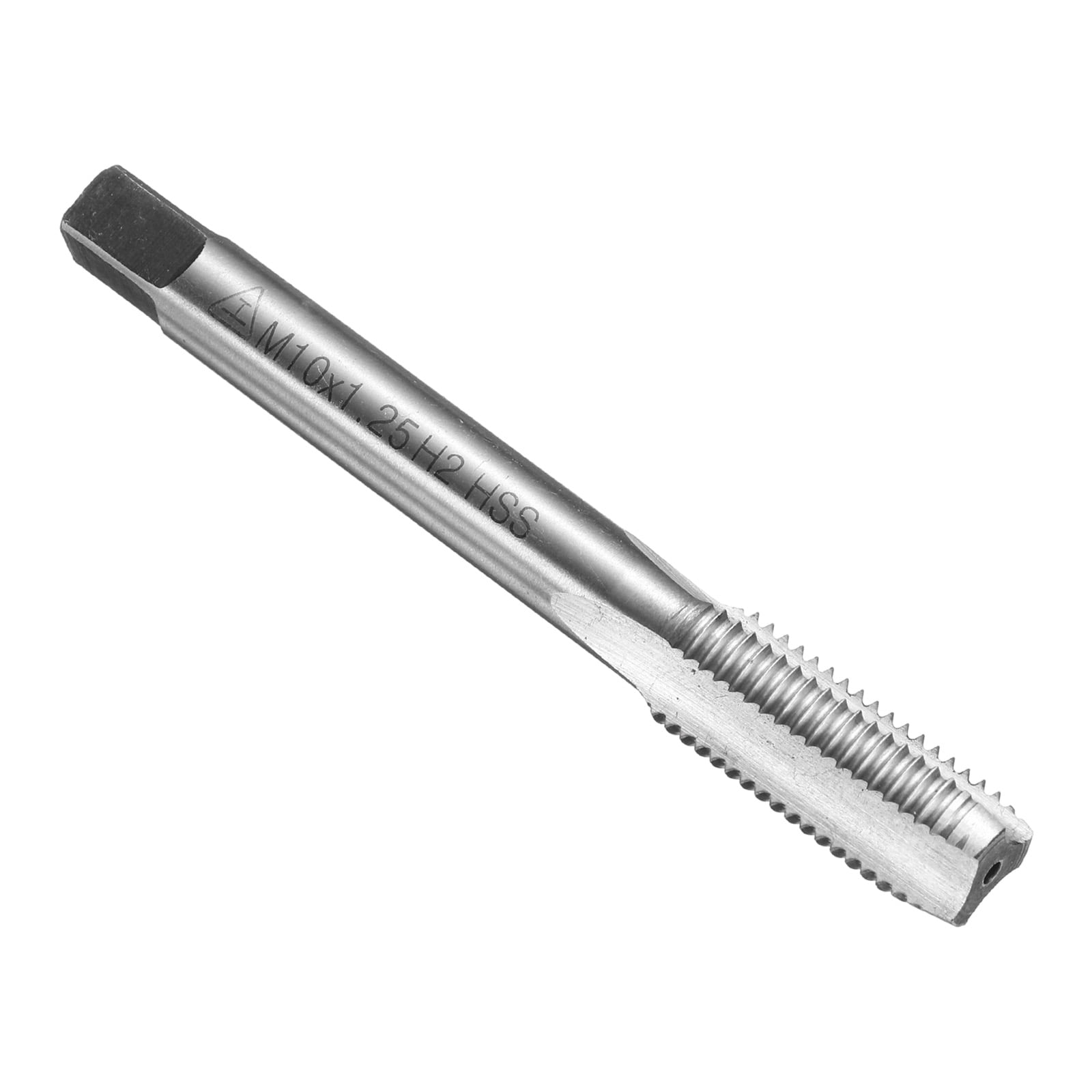 Uxcell 2-Pack M10 X 1.25 HSS6542 Bottoming Hand Tap – Straight Flute Threading Tool For Shallow Holes & Re-threading