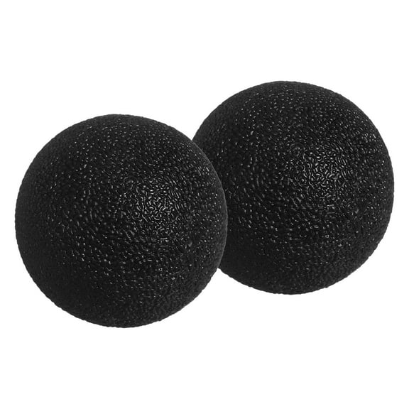 Uxcell Hand Exercise Balls, Squeeze Ball Stress Ball for Adults Grip Strengthening Occupational Equipment Black