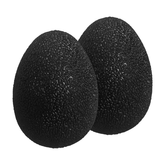 Uxcell Hand Exercise Balls, Squeeze Balls Stress Ball for Adults Grip Strengthening Occupational Equipment Black