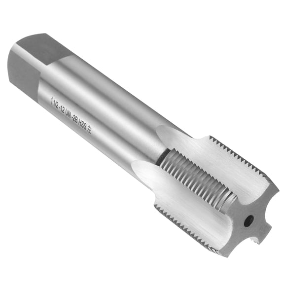 Uxcell Hand Plug Tap 1"-1/2-12 UNF 2B Left Hand Thread Screw Tapping Threading Tool