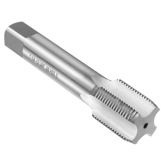 Uxcell Hand Plug Tap 1"-1/4-12 UNF 2B Left Hand Thread Screw Tapping Threading Tool