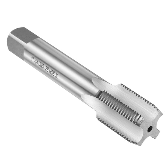 Uxcell Hand Plug Tap 1"-14 UNS 2B Left Hand Thread Screw Tapping Threading Tool