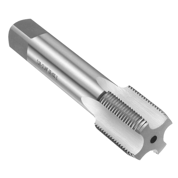 Uxcell Hand Plug Tap 1-3/8"-12 UNF 2B Left Hand Thread Screw Tapping Threading Tool