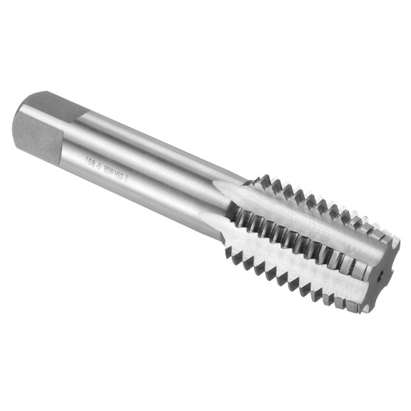 Uxcell Hand Plug Tap 1-5/8"-5 BSW 2B Thread Plug Style Taps Straight Flute Screw Tapping Threading Tool High Speed Steel HSS6542
