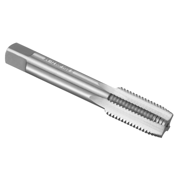 Uxcell Hand Plug Tap 3/4"-12 BSF 2B Thread Plug Style Screw Tapping Threading Tool