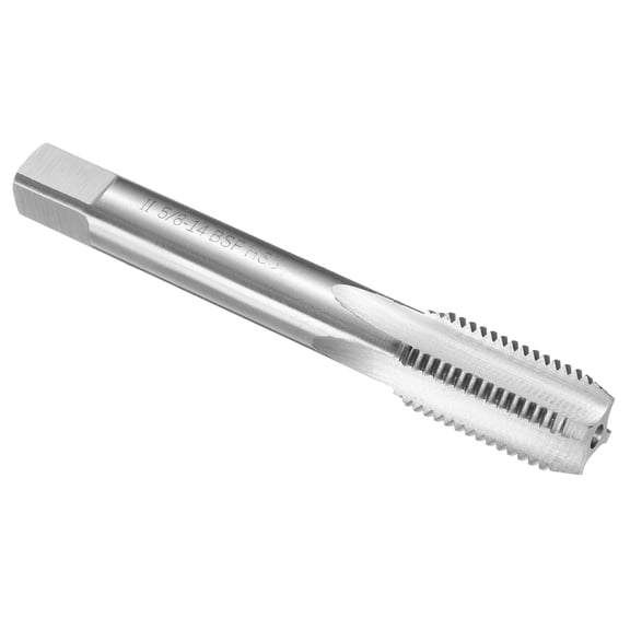 Uxcell Hand Plug Tap 5/8-14 BSF 2B Thread Plug Style Taps Straight Flute Screw Tapping Threading Tool