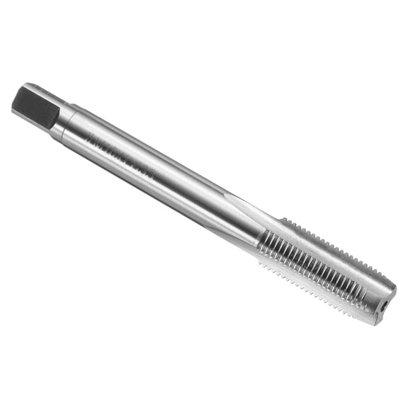 Uxcell Hand Plug Tap M10 x 1 H2 Metric Thread Taps Straight Flute Screw Tapping Threading Tool 9CrSi Alloy Tool Steel