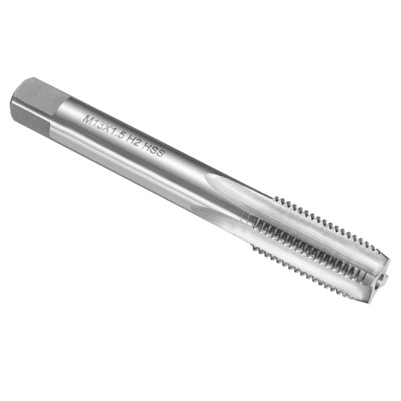 Uxcell Hand Plug Tap M13 x 1.5 H2 Metric Thread Plug Style Taps Straight Flute Screw Tapping Threading Tool