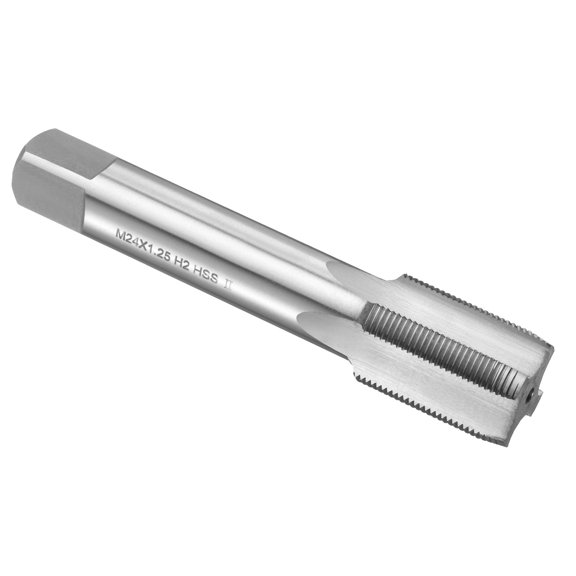 Uxcell Hand Plug Tap M24 x 1.25 H2 Thread Plug Style Screw Tapping Threading Tool