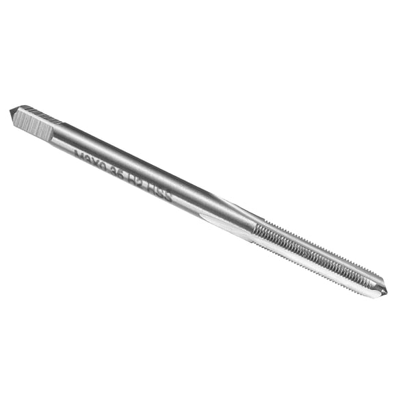 Uxcell Hand Plug Tap M3 x 0.35 H2 Metric Thread Plug Style Taps Straight Flute Screw Tapping Threading Tool