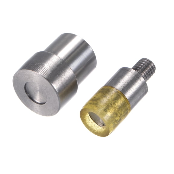 Uxcell Hand Press Machine Stud Carbon Steel and Rubber 10mm Rivet Setter Punch Dies