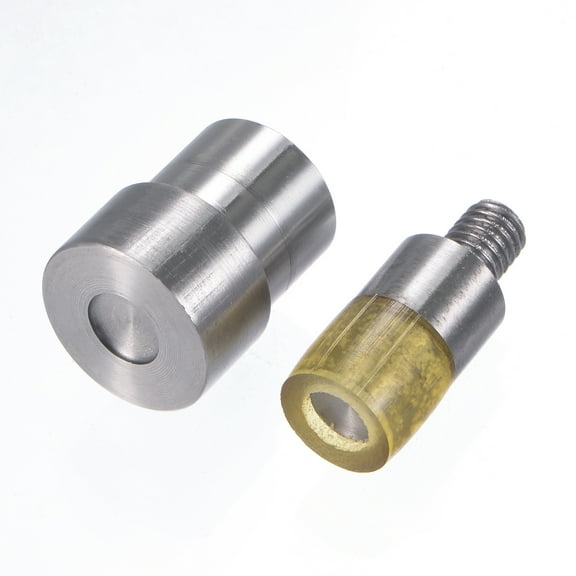 Uxcell Hand Press Machine Stud Carbon Steel and Rubber 9mm Rivet Setter Punch Dies Fasteners Tool Set