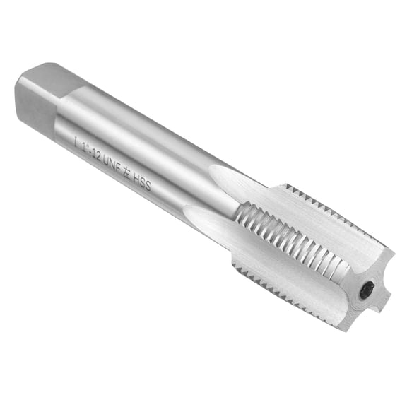 Uxcell Hand Taper Tap 1"-12 UNF 2B Left Hand Thread Screw Tapping Threading Tool
