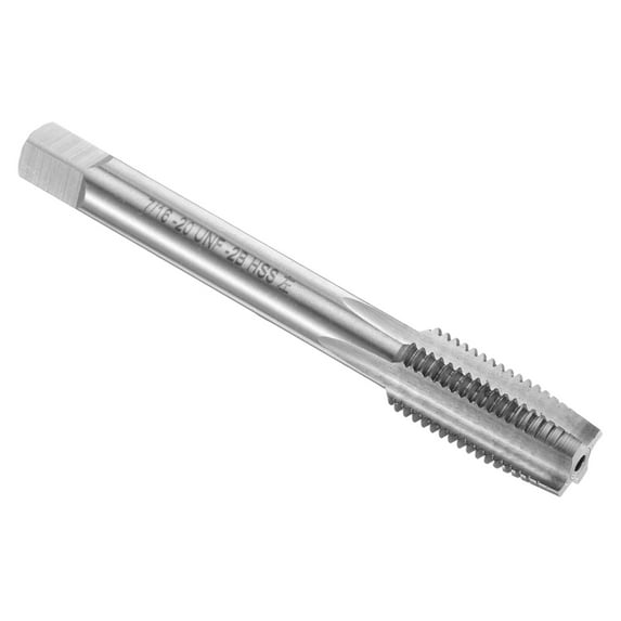 Uxcell Hand Taper Tap 7/16-20 UNF 2B Left Hand Thread Taper Style Taps Straight Flute Screw Tapping Threading Tool
