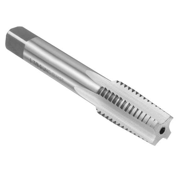 Uxcell Hand Taper Tap 7/8"-9 UNC 2B Left Hand Thread Screw Tapping Threading Tool